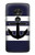 W2758 Anchor Navy Case Cover Custodia e Flip Case per Motorola Moto G7 Play