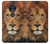 W2870 Lion King of Beasts Case Cover Custodia e Flip Case per Motorola Moto G7 Play