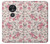 W3095 Vintage Rose Pattern Case Cover Custodia e Flip Case per Motorola Moto G7 Play