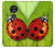 W0892 Ladybug Case Cover Custodia e Flip Case per Motorola Moto G7 Power