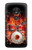 W1431 Skull Drum Fire Rock Case Cover Custodia e Flip Case per Motorola Moto G7 Power
