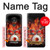 W1431 Skull Drum Fire Rock Case Cover Custodia e Flip Case per Motorola Moto G7 Power