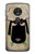 W2826 Cute Cartoon Unsleep Black Sheep Case Cover Custodia e Flip Case per Motorola Moto G7 Power