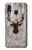 W2505 Reindeer Head Old Wood Texture Graphic Case Cover Custodia e Flip Case per Samsung Galaxy A40