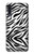 W3056 Zebra Skin Texture Graphic Printed Case Cover Custodia e Flip Case per Samsung Galaxy A50