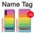 W2363 Rainbow Pattern Case Cover Custodia e Flip Case per Samsung Galaxy A70