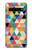 W3049 Triangles Vibrant Colors Case Cover Custodia e Flip Case per Samsung Galaxy S10 5G