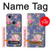 W3265 Vintage Flower Pattern Case Cover Custodia e Flip Case per Google Pixel 3a