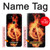 W0493 Music Note Burn Case Cover Custodia e Flip Case per Google Pixel 3a XL