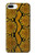 W3365 Yellow Python Skin Graphic Print Case Cover Custodia e Flip Case per iPhone 7 Plus, iPhone 8 Plus