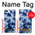 W3439 Fabric Indigo Tie Dye Case Cover Custodia e Flip Case per iPhone 7 Plus, iPhone 8 Plus