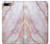 W3482 Soft Pink Marble Graphic Print Case Cover Custodia e Flip Case per iPhone 7 Plus, iPhone 8 Plus