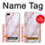 W3482 Soft Pink Marble Graphic Print Case Cover Custodia e Flip Case per iPhone 7 Plus, iPhone 8 Plus
