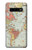 W3418 Vintage World Map Case Cover Custodia e Flip Case per Samsung Galaxy S10