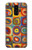 W3409 Squares Concentric Circles Case Cover Custodia e Flip Case per Samsung Galaxy S9 Plus