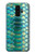 W3414 Green Snake Scale Graphic Print Case Cover Custodia e Flip Case per Samsung Galaxy S9 Plus