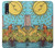 W3435 Tarot Card Moon Case Cover Custodia e Flip Case per Samsung Galaxy A50