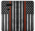 W3472 Firefighter Thin Red Line Flag Case Cover Custodia e Flip Case per LG V30, LG V30 Plus, LG V30S ThinQ, LG V35, LG V35 ThinQ