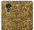 W3388 Gold Glitter Graphic Print Case Cover Custodia e Flip Case per Motorola Moto G7 Play