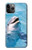 W1291 Dolphin Case Cover Custodia e Flip Case per iPhone 11 Pro