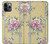 W2229 Vintage Flowers Case Cover Custodia e Flip Case per iPhone 11 Pro