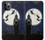 W3249 Peter Pan Fly Full Moon Night Case Cover Custodia e Flip Case per iPhone 11 Pro