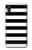 W1596 Black and White Striped Case Cover Custodia e Flip Case per Samsung Galaxy A10e