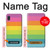 W2363 Rainbow Pattern Case Cover Custodia e Flip Case per Samsung Galaxy A10e