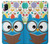 W2521 Cute Nerd Owl Cartoon Case Cover Custodia e Flip Case per Samsung Galaxy A10e