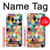 W3049 Triangles Vibrant Colors Case Cover Custodia e Flip Case per Samsung Galaxy A10e