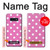 W2358 Pink Polka Dots Case Cover Custodia e Flip Case per Samsung Galaxy S10e
