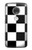 W2492 Black and White Check Case Cover Custodia e Flip Case per Motorola Moto G7, Moto G7 Plus