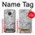 W2845 Gray Marble Texture Case Cover Custodia e Flip Case per Motorola Moto G7, Moto G7 Plus