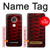 W2879 Red Arowana Fish Scale Case Cover Custodia e Flip Case per Motorola Moto G7, Moto G7 Plus