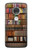 W3154 Bookshelf Case Cover Custodia e Flip Case per Motorola Moto G7, Moto G7 Plus