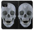 W1286 Diamond Skull Case Cover Custodia e Flip Case per Google Pixel 4
