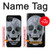 W1286 Diamond Skull Case Cover Custodia e Flip Case per Google Pixel 4