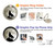 W1981 Wolf Howling at The Moon Case Cover Custodia e Flip Case per Google Pixel 4