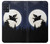 W3289 Flying Pig Full Moon Night Case Cover Custodia e Flip Case per Samsung Galaxy A51