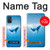 W0843 Blue Whale Case Cover Custodia e Flip Case per Samsung Galaxy A71