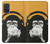 W2324 Funny Monkey with Headphone Pop Music Case Cover Custodia e Flip Case per Samsung Galaxy A71