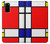 W0157 Composition Red Blue Yellow Case Cover Custodia e Flip Case per Samsung Galaxy S20