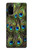 W1965 Peacock Feather Case Cover Custodia e Flip Case per Samsung Galaxy S20
