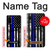 W3244 Thin Blue Line USA Case Cover Custodia e Flip Case per Samsung Galaxy S20