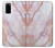 W3482 Soft Pink Marble Graphic Print Case Cover Custodia e Flip Case per Samsung Galaxy S20