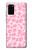 W2213 Pink Leopard Pattern Case Cover Custodia e Flip Case per Samsung Galaxy S20 Plus, Galaxy S20+
