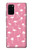 W2858 Pink Flamingo Pattern Case Cover Custodia e Flip Case per Samsung Galaxy S20 Plus, Galaxy S20+