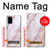 W3482 Soft Pink Marble Graphic Print Case Cover Custodia e Flip Case per Samsung Galaxy S20 Plus, Galaxy S20+