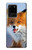 W0417 Fox Case Cover Custodia e Flip Case per Samsung Galaxy S20 Ultra
