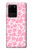 W2213 Pink Leopard Pattern Case Cover Custodia e Flip Case per Samsung Galaxy S20 Ultra